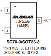LM4050BEM3-2.1 Datasheet PDF Maxim Integrated