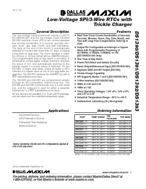 DS1390 Datasheet PDF Maxim Integrated