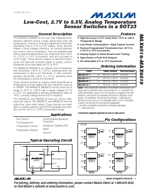 MAX6517UKP005 Datasheet PDF Maxim Integrated