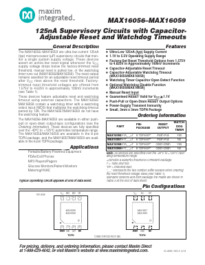 MAX16056ATA__+T Datasheet PDF Maxim Integrated