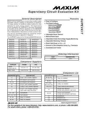 MAX6313_ Datasheet PDF Maxim Integrated