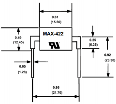 MAX-422 Datasheet PDF MDE Semiconductor