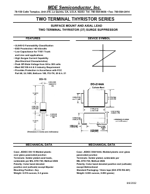 3T072B Datasheet PDF MDE Semiconductor