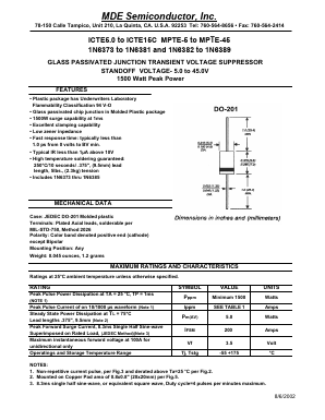 1N6373 Datasheet PDF MDE Semiconductor
