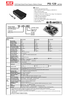 PS-120P-13PO Datasheet PDF Mean Well Enterprises Co., Ltd.