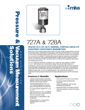 727A Datasheet PDF MKS Instruments.