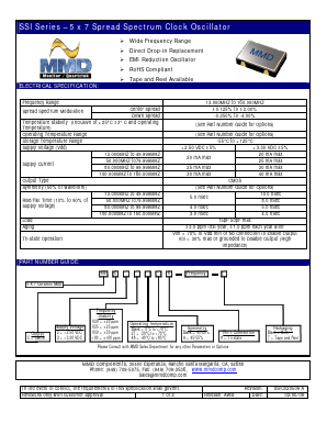 SSIC205048H Datasheet PDF MMD Components