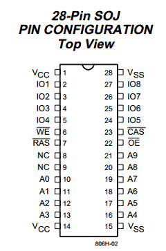 V53C806H50 Datasheet PDF Mosel Vitelic, Corp