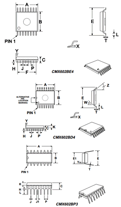 CMX602B Datasheet PDF MX-COM Inc 