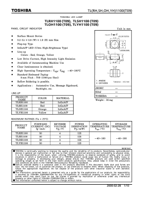 TLSH1100 Datasheet PDF Marktech Optoelectronics