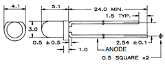 MT3003B-UBL Datasheet PDF Marktech Optoelectronics