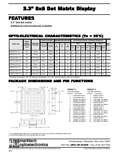 MTAN4123-11A Datasheet PDF Marktech Optoelectronics