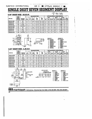MTN1156 Datasheet PDF Marktech Optoelectronics