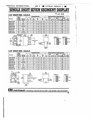 MTN1136-CSR Datasheet PDF Marktech Optoelectronics
