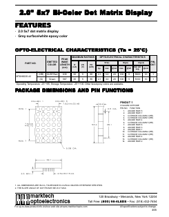 MTAN6220-42 Datasheet PDF Marktech Optoelectronics