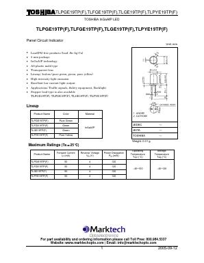 TLFGE19TPF Datasheet PDF Marktech Optoelectronics