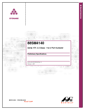 88SM4140C1-LAD1C000 Datasheet PDF Marvell Semiconductor