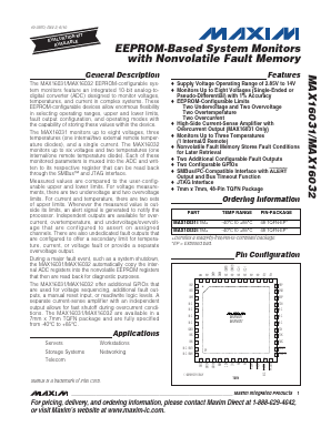 MAX16031ETM Datasheet PDF Maxim Integrated