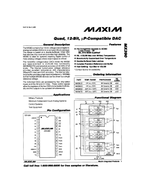 MX390 Datasheet PDF Maxim Integrated