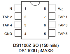 DS1100U-100-T Datasheet PDF Maxim Integrated