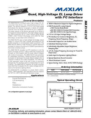 MAX14521E Datasheet PDF Maxim Integrated