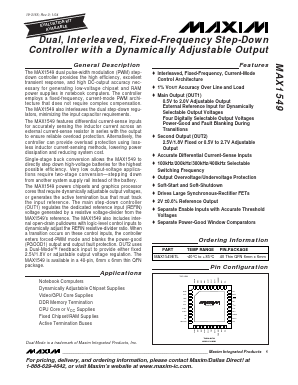 MAX1549ETL Datasheet PDF Maxim Integrated