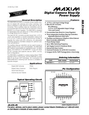 MAX1800EHJ Datasheet PDF Maxim Integrated