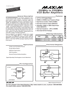 MAX2472-MAX2473 Datasheet PDF Maxim Integrated
