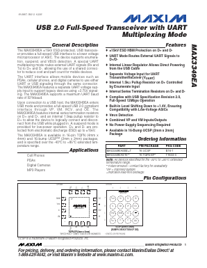 MAX3349EA Datasheet PDF Maxim Integrated