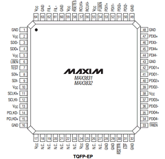 MAX3831UCB Datasheet PDF Maxim Integrated