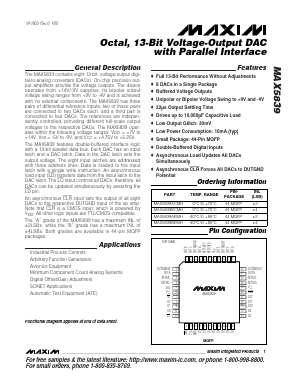 MAX5839BEMN Datasheet PDF Maxim Integrated