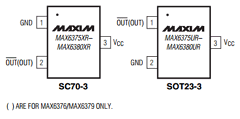 MAX6379XR36-T Datasheet PDF Maxim Integrated