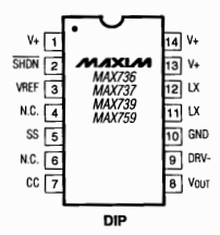 MAX739MJD Datasheet PDF Maxim Integrated