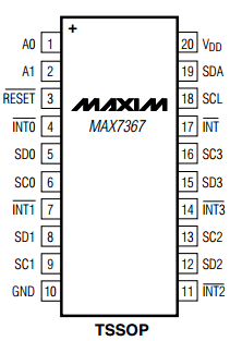 MAX7368 Datasheet PDF Maxim Integrated