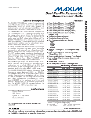 MAX9952DCCB-TD Datasheet PDF Maxim Integrated