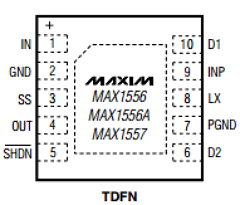 MAX1556ETB Datasheet PDF Maxim Integrated