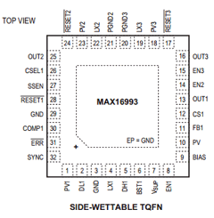 MAX16993 Datasheet PDF Maxim Integrated