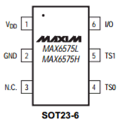MAX6575HZUT Datasheet PDF Maxim Integrated