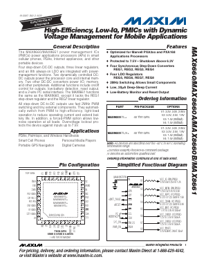 MAX8660BETL Datasheet PDF Maxim Integrated