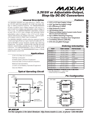 MAX856ESA Datasheet PDF Maxim Integrated