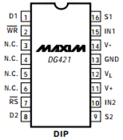 DG421C/D Datasheet PDF Maxim Integrated