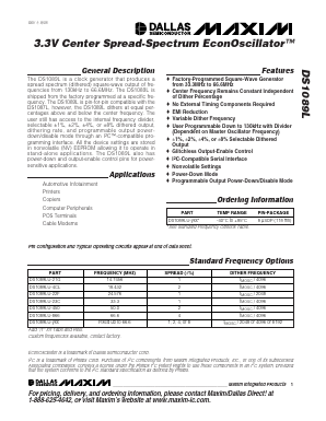 DS1089L Datasheet PDF Maxim Integrated