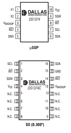 DS1374C-3 Datasheet PDF Maxim Integrated