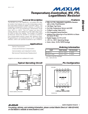 DS1841T-TR Datasheet PDF Maxim Integrated