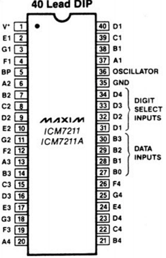 ICM7211A Datasheet PDF Maxim Integrated