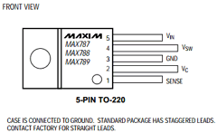 MAX789ECK Datasheet PDF Maxim Integrated