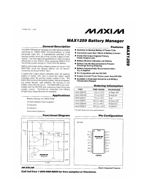 MAX1259EPE Datasheet PDF Maxim Integrated