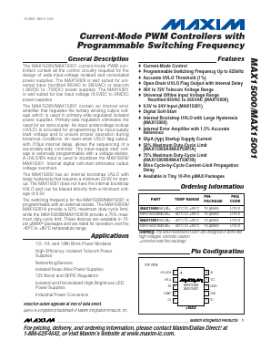 MAX15000B Datasheet PDF Maxim Integrated