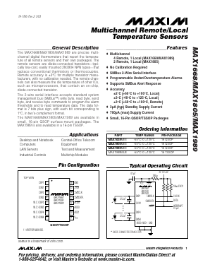 MAX1668MEE Datasheet PDF Maxim Integrated