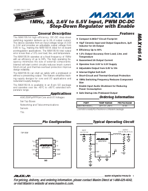 MAX1951AESA+ Datasheet PDF Maxim Integrated